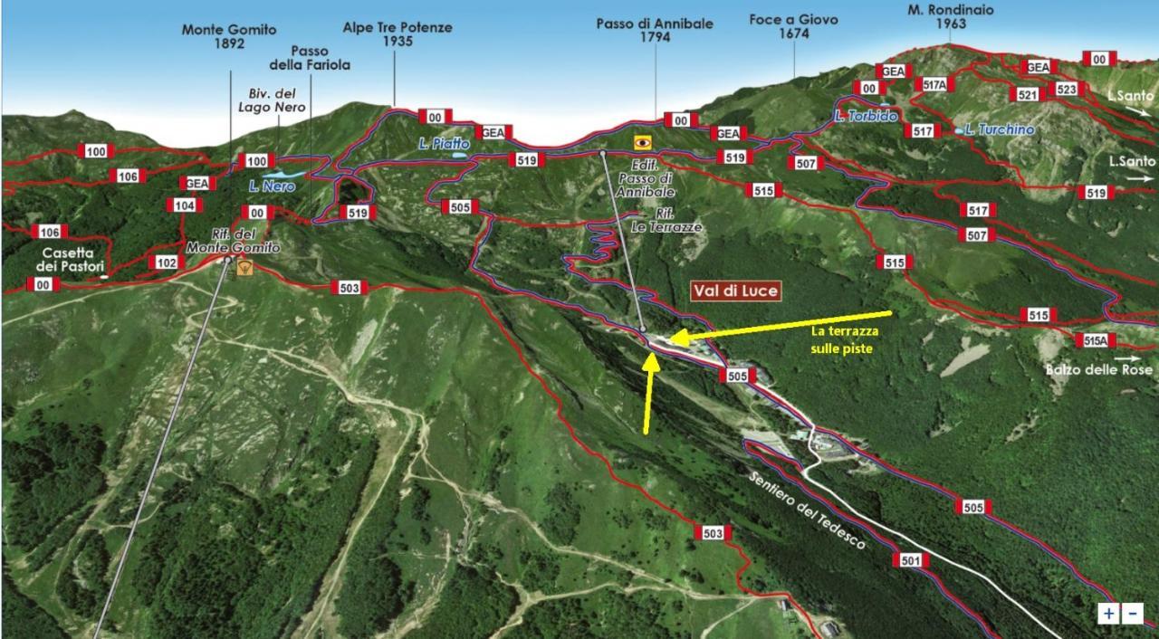 La Terrazza Sulle Piste Val Di Luce - Biancheria Inclusa Abetone Exterior foto
