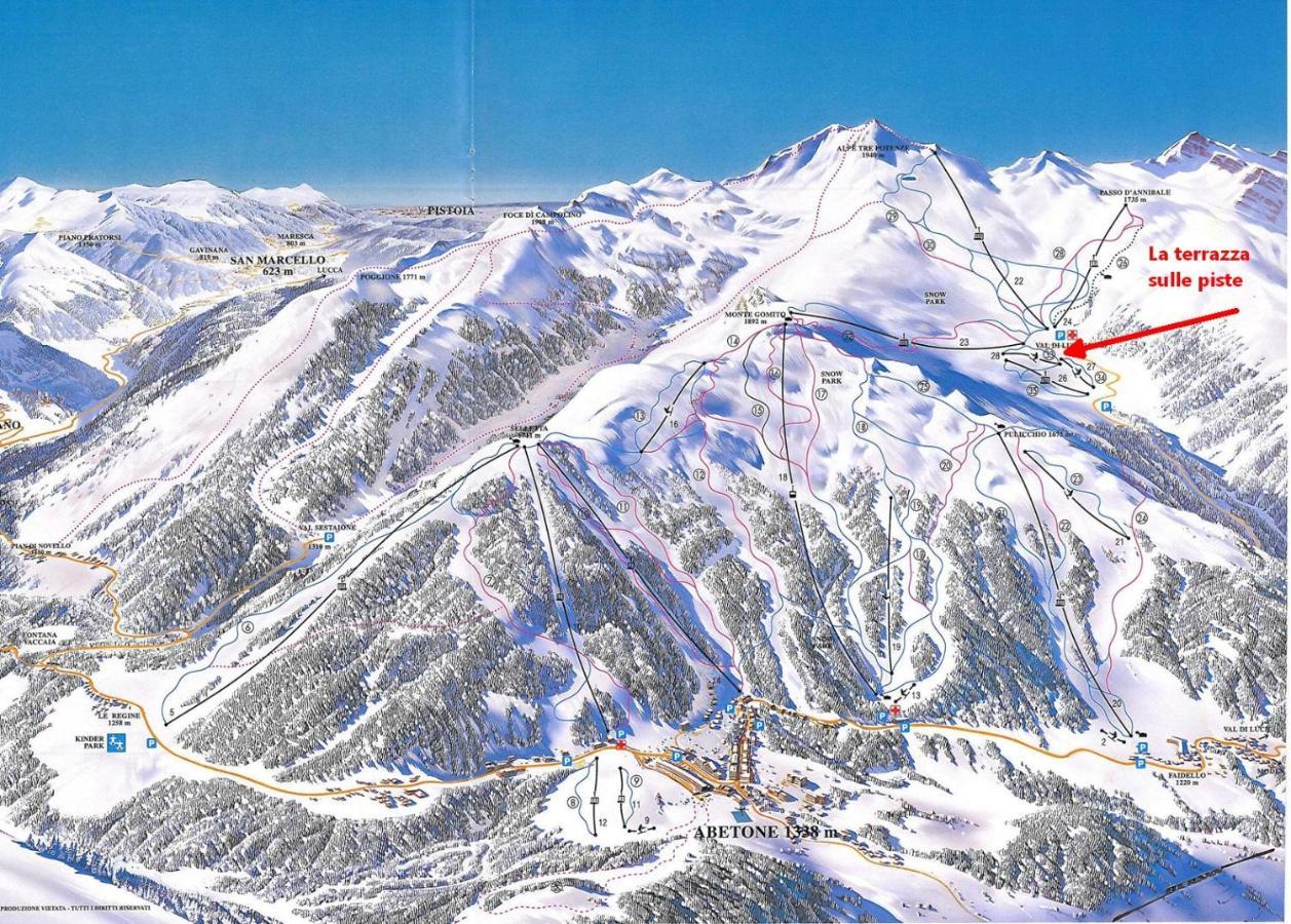 La Terrazza Sulle Piste Val Di Luce - Biancheria Inclusa Abetone Exterior foto